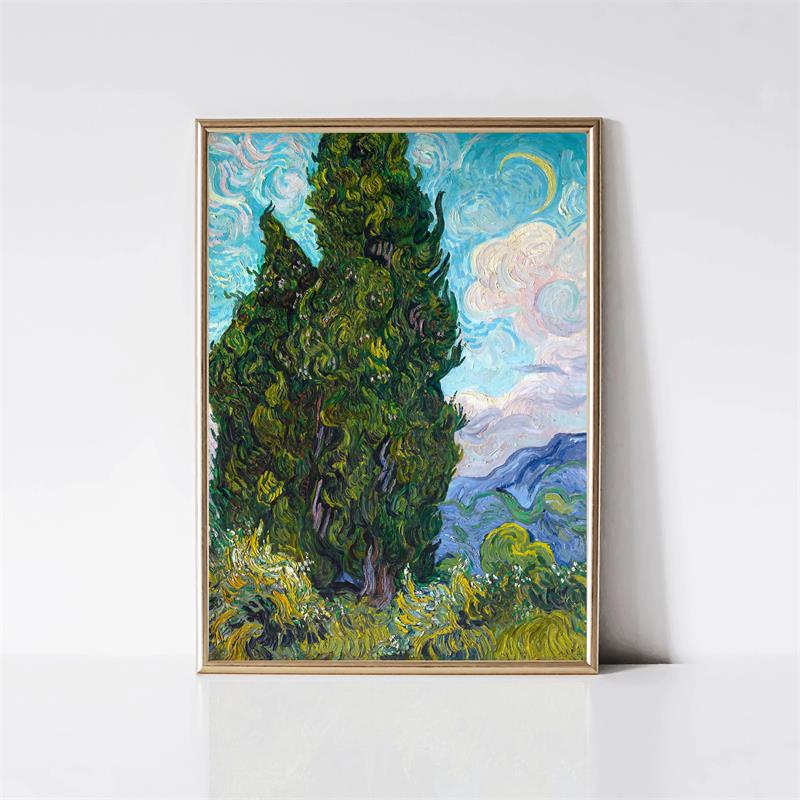 Vincent Van Gogh Select Print Poster Impressionist French Landscape Flower Starry Night Canvas Painting Wall Art Room Home
