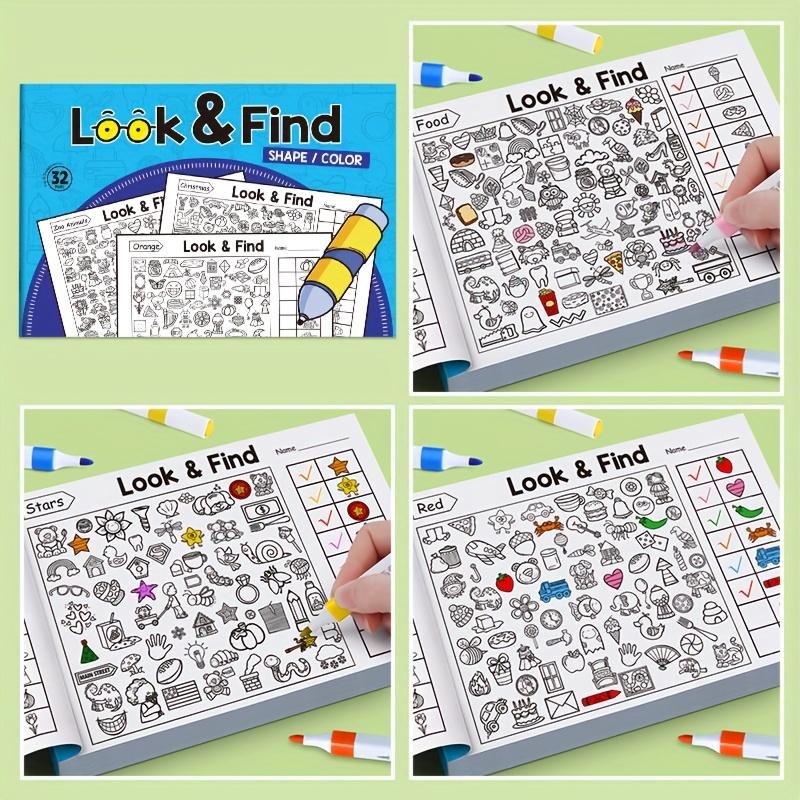 Find Items Coloring Book Observation And Focus Enlightenment Coloring Book Fun Early Education Material School Supplies