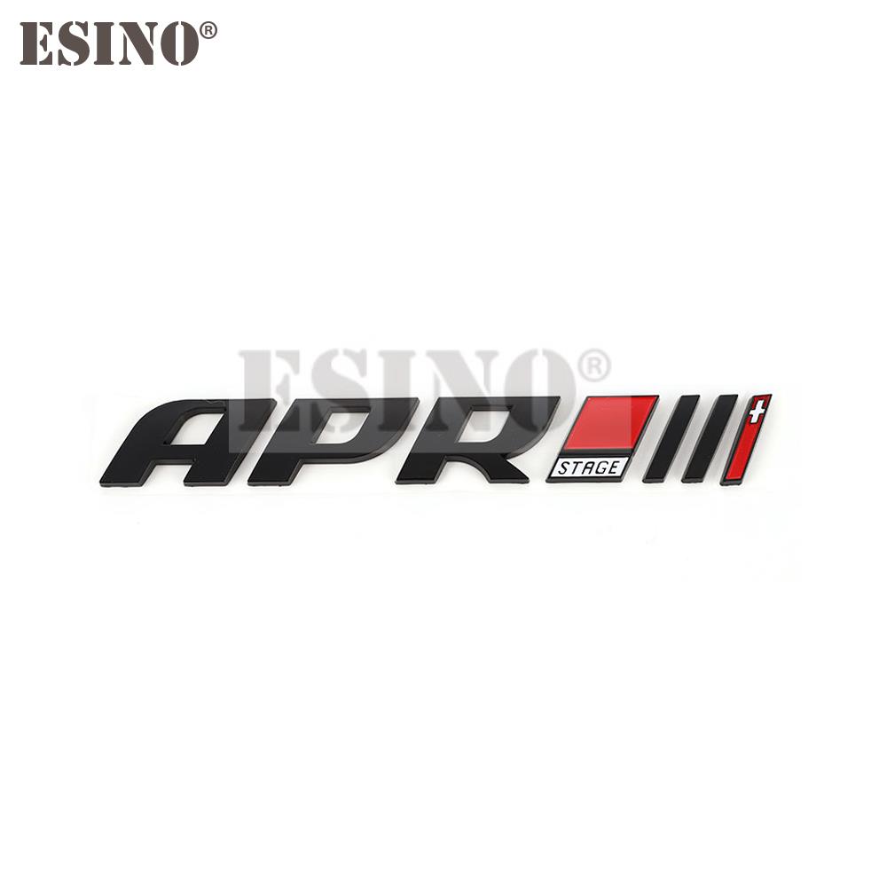 AAXT1 3D APR Logo Car Stickers Auto Badge Emblem Decal for APR Stage Logo For A4 A5 S4 S5 RS4 RS5 RS6 Q5 S5 Golf GTI R Scirocco R20