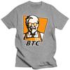 Смешная футболка Bitcoin для мужчин с коротким рукавом BTC Original Recipe Cryptocurrency Top Crypto Blockchain Geek TShirt Cotton T Shirt