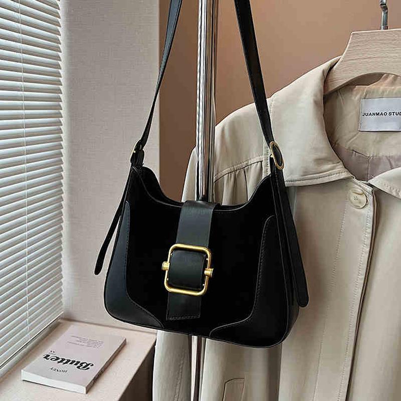 Осенне-зимняя женская сумка на одно плечо подмышкой, роскошная фактура из искусственной замши, сумки для дальних поездок, винтажные универсальные сумки через плечо