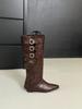New inner height-increasing European and American style knight boots, women's two wear removable sleeve short tube pointed long tube fashion boots