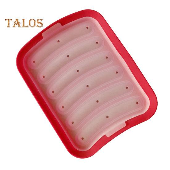 Форма для колбасы, легко снимается, многоразовая прочная форма для хот-догов «сделай сам», с крышкой, кухонные принадлежности