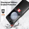 Карман для карточки Кожаный чехол для Samsung Galaxy Z Flip7 5G Flip 7 6 Flip6 Flip 5 4 3 Flip3 Flip4 Роскошные бизнес-чехлы