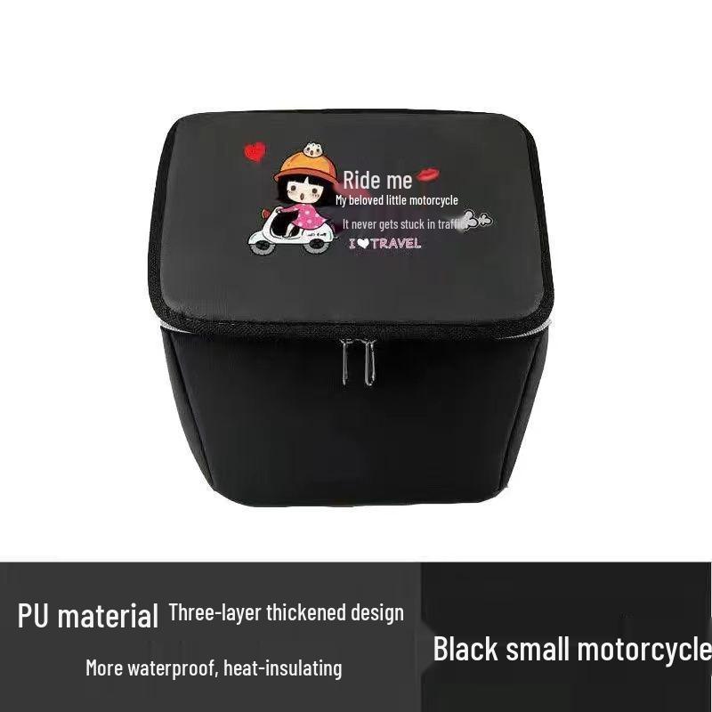 Electric Scooter Basket Liner - Waterproof, Snowproof, Universal Fit with Lid