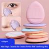 6/10pcs Mini Air Cushion Powder Puff Dual-Use Mixed Sponge Cosmetic Puff New Finger Cushions