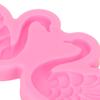 3pcs Double Swan Mold Chocolate Candy Mold 3D Design DIY Silicone Mold  For Cake Decoration
