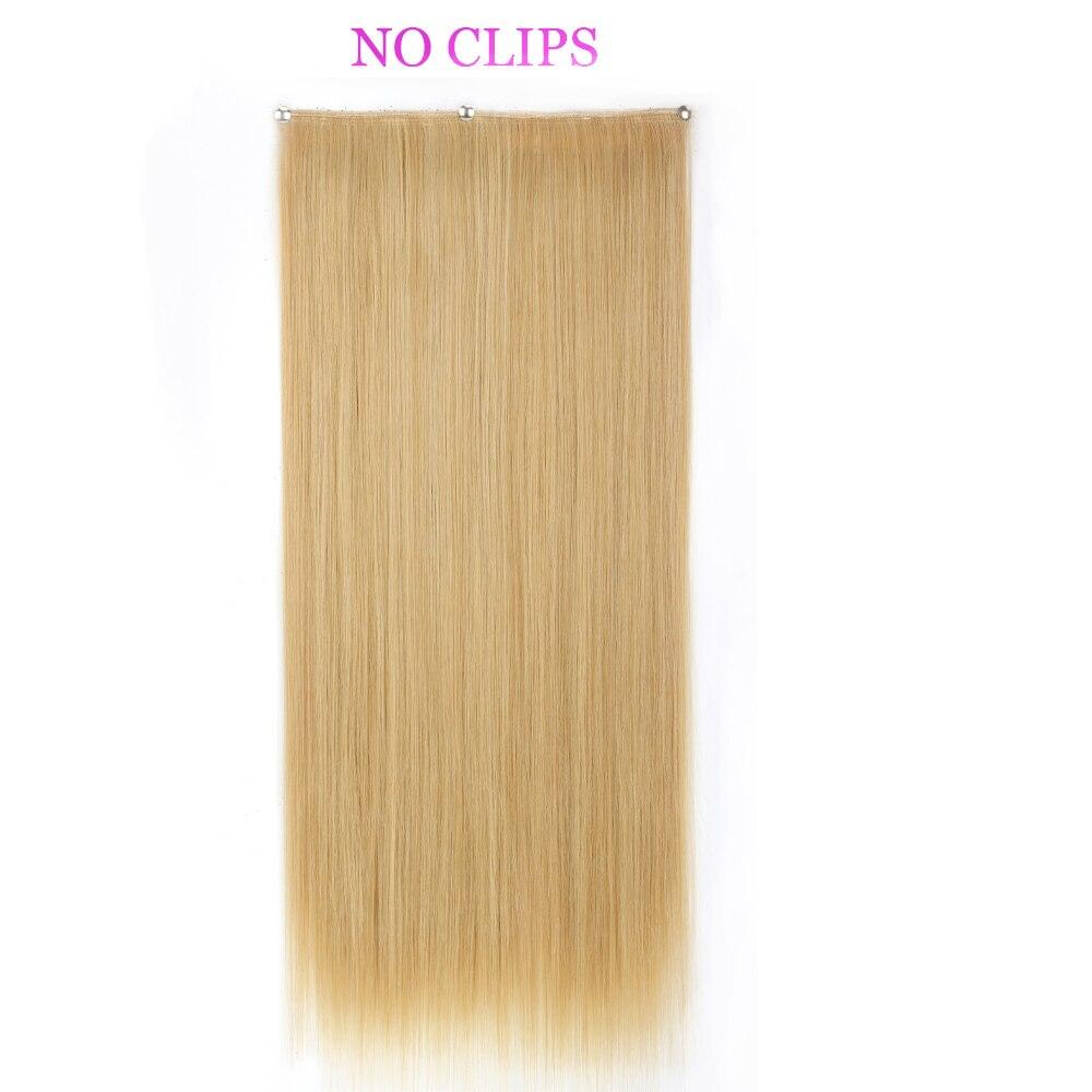 MISS WIG Синтетические волосы для наращивания без зажимов Искусственные волосы Блондинка Коричневый Черный Омбре Фиолетовый Прямая накладная прическа