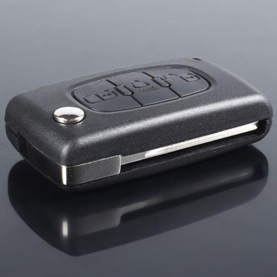 3 кнопки откидной брелок складной автомобильный чехол для Citroen C2 C3 C4 C5