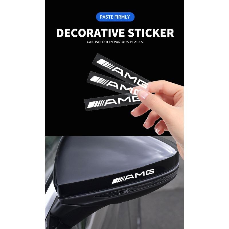 2/5/10 шт. Случайные наклейки для интерьера автомобиля Эмблема на рулевое колесо Стайлинг Для Mercedes Benz AMG GLE GLS GLC CLA GLB ML W204 W206 W205 W212 W203