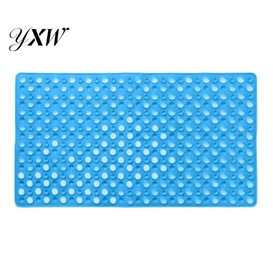Slip Resistant Bath Rug Tub Mat Suction Cup Shower Non-Slip Bathtub Machine Washable with Drain Holes for Bathroom Floor Anti