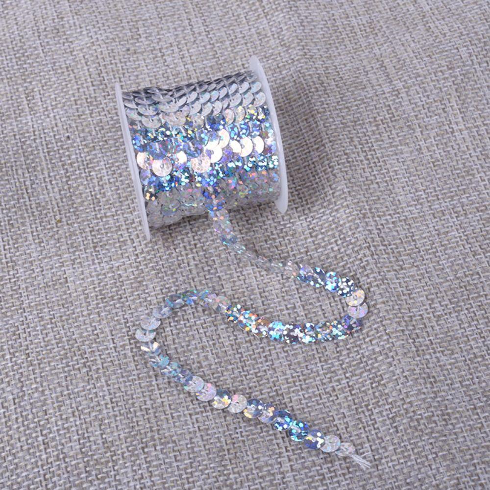 6 мм Отделка пайетками Блестящие плоские ПВХ пайетки Разноцветные пайетки Поделки Аксессуар для ткани/сумок/одежды