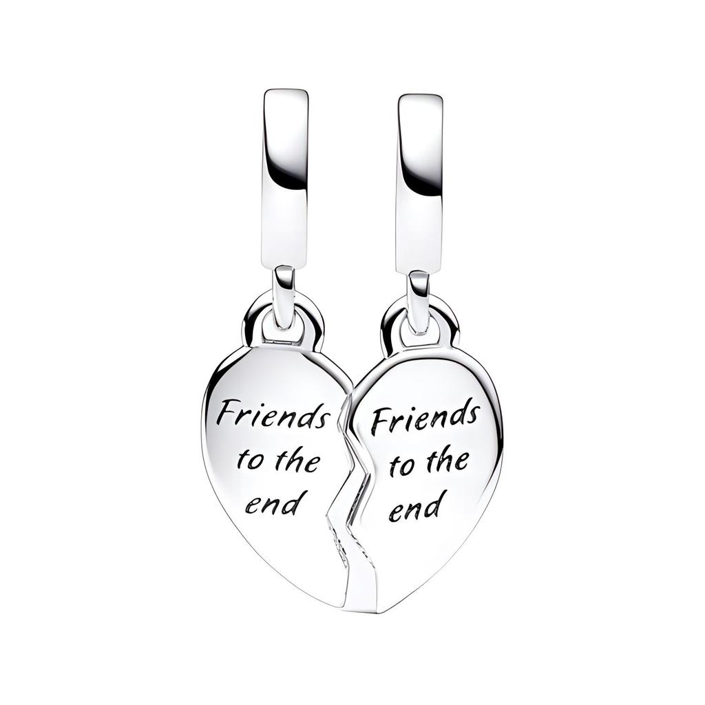 Pandora Split Heart Design Pendant Women pendant Silver 792743C01