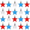 JULMELON 24 Pcs Fall Maple Leaf Ornaments, Thanksgiving Maple Leaf Tree Hanging Pendant Acrylic Hanging Ornaments for Autumn Harvest Small Tree Home
