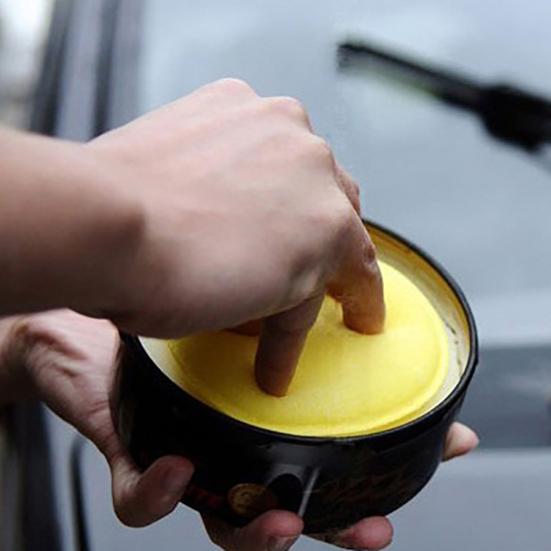 12 шт., губка для вощения, автомобильная круглая пенопластовая полировальная губка, ультрамягкая губка для ухода за воском, полировальная губка, автоаксессуары