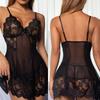 Перспективность Сексуальное нижнее белье Комплект S-2XL Большой размер Кружевной Эротический ночной халат Женский Слинг Бэбидолл Ночная сорочка Сексуальный костюм