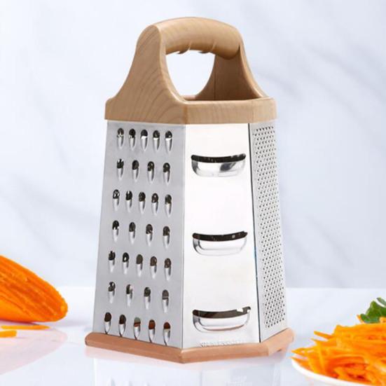 Vegetable Peeler with Handle Uniform Cutting Multifunctional 6-side Tower-shaped Potato Cheese Grater Vegetable Slicer Home Supply