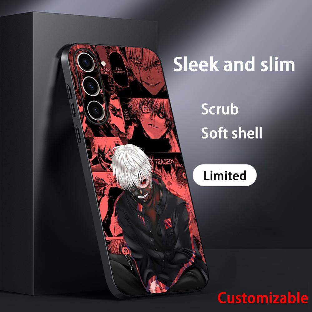 Чехол для телефона Tokyo Ghoul Centipede Japan Art для Samsung Galaxy S25 S24 S23 S22 S21 S20 Plus Ultra Note20 Мягкий Черный