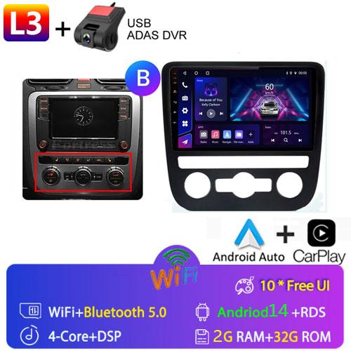 Fortress AI Voice Wireless CarPlay Android Auto Radio для Volkswagen Scirocco 2008-2013 4G Car Multimedia GPS 2din autoradio