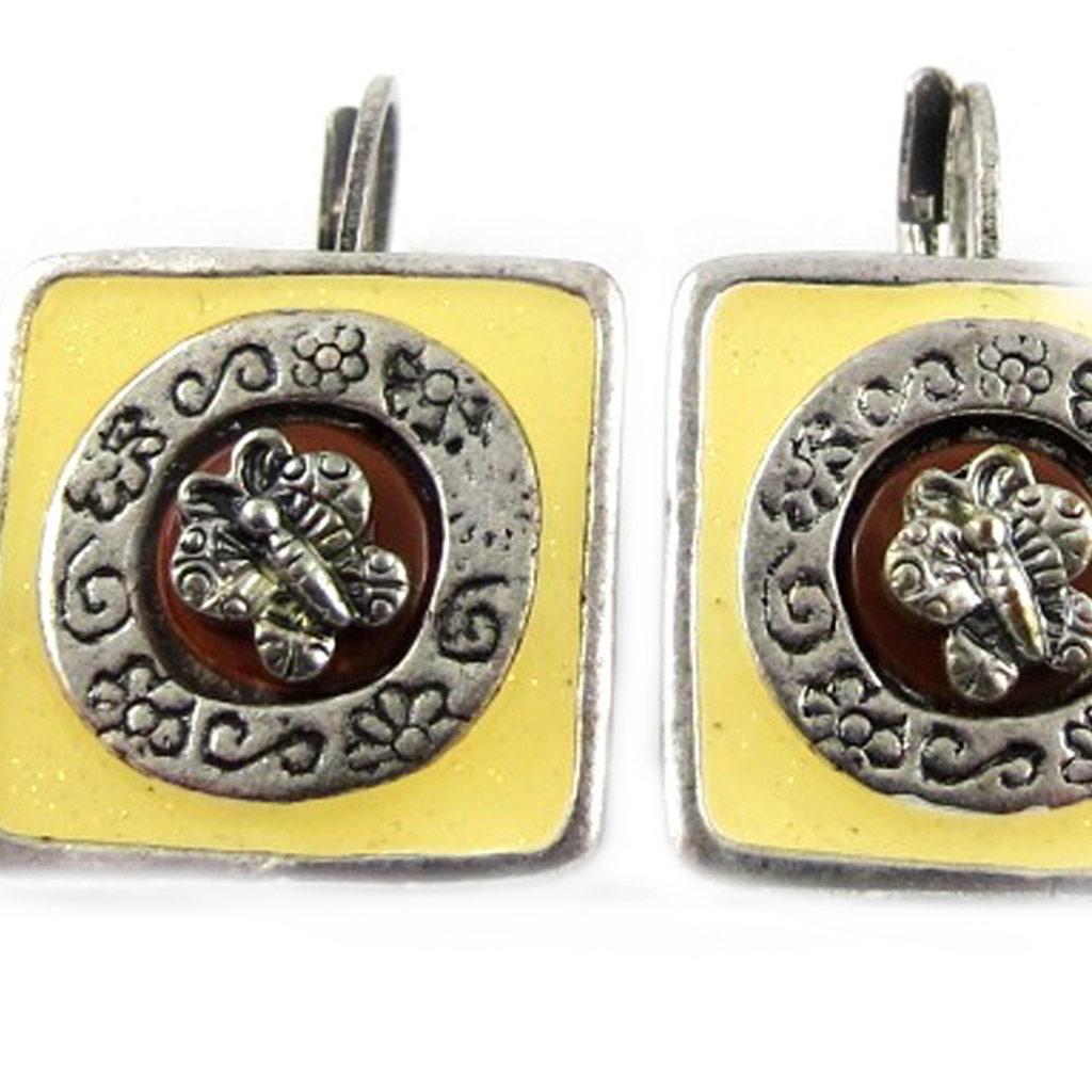 Les Trésors De Lily [E6477] — Дизайнерские шпалы «Антикварные бабочки», цвет слоновой кости.