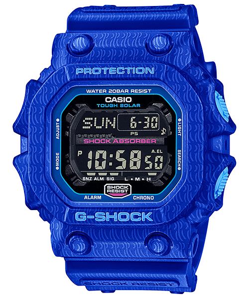 Casio Мужские кварцевые часы GX-56SGZ-2 из смолы, водонепроницаемые 200 м, ударопрочные, с будильником