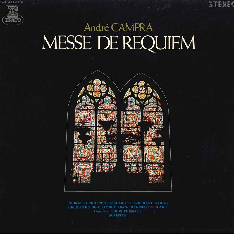 LP Record LUIS FREMAUX(DIR.)/ORCHESTRE DE CHA - Andre Campra/Messe De Requiem OS2483RE COLUMBIA 1971 Japan Classical Used