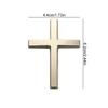 2Pcs 3D Stereo Cross Badge Stickers Metal Material Auto Decorative Sticker  Motorcycle Styling