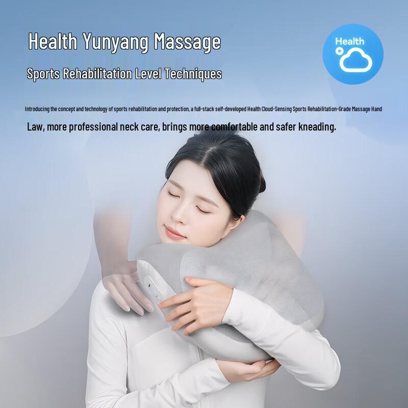 WoLe Portable Lumbar Massage Pillow with Heat