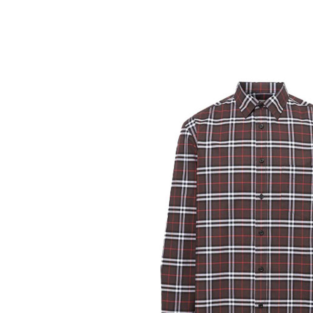 Burberry Рубашка Мужская Разноцветная 80175641