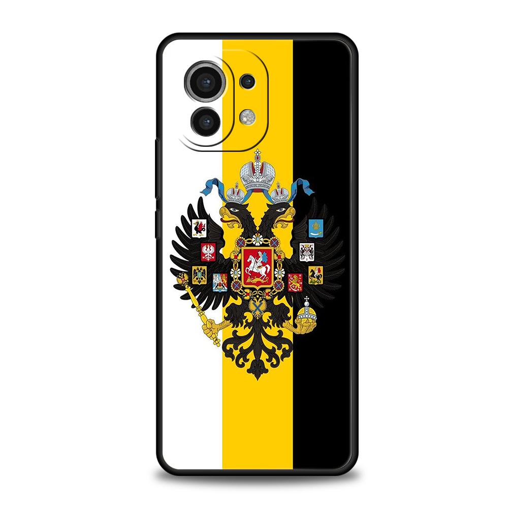 Чехол для телефона с российскими флагами для Xiaomi Mi 14 13 12 11 Ultra 13T 12T Poco C51 F3 F4 F5 X3 X4 NFC M3 Pro Lite 5G Силиконовый чехол