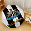 Автоматический 3-складной зонт Newcastle United FC, 8 ребер, ветрозащитный, складной, защита от солнца и дождя, для путешествий на открытом воздухе, для ежедневного использования