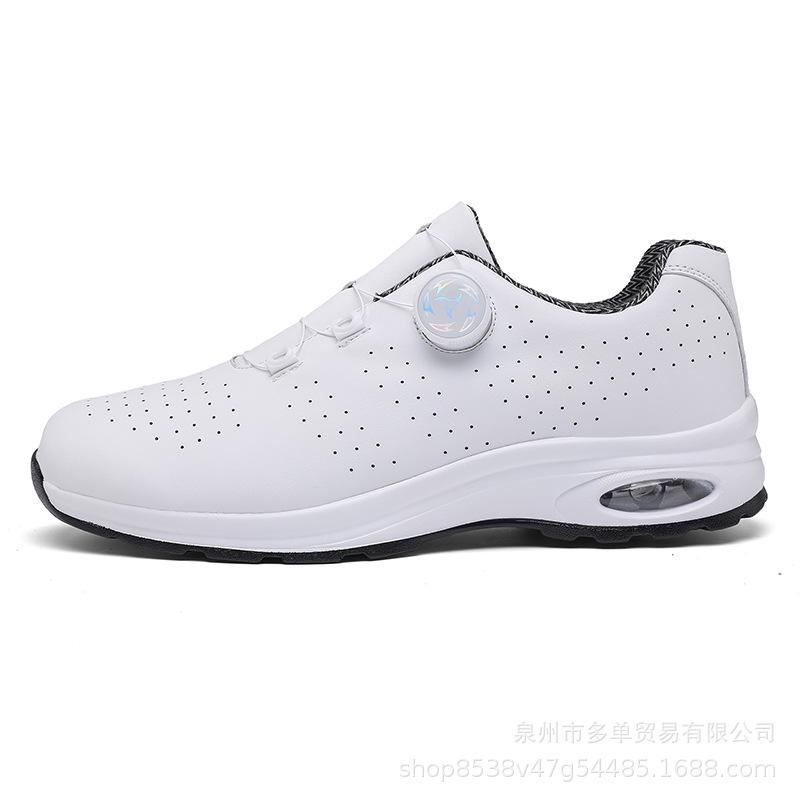 New side rotating buckle air cushion low-top sports shoes lightweight shock absorption comfortable casual shoes