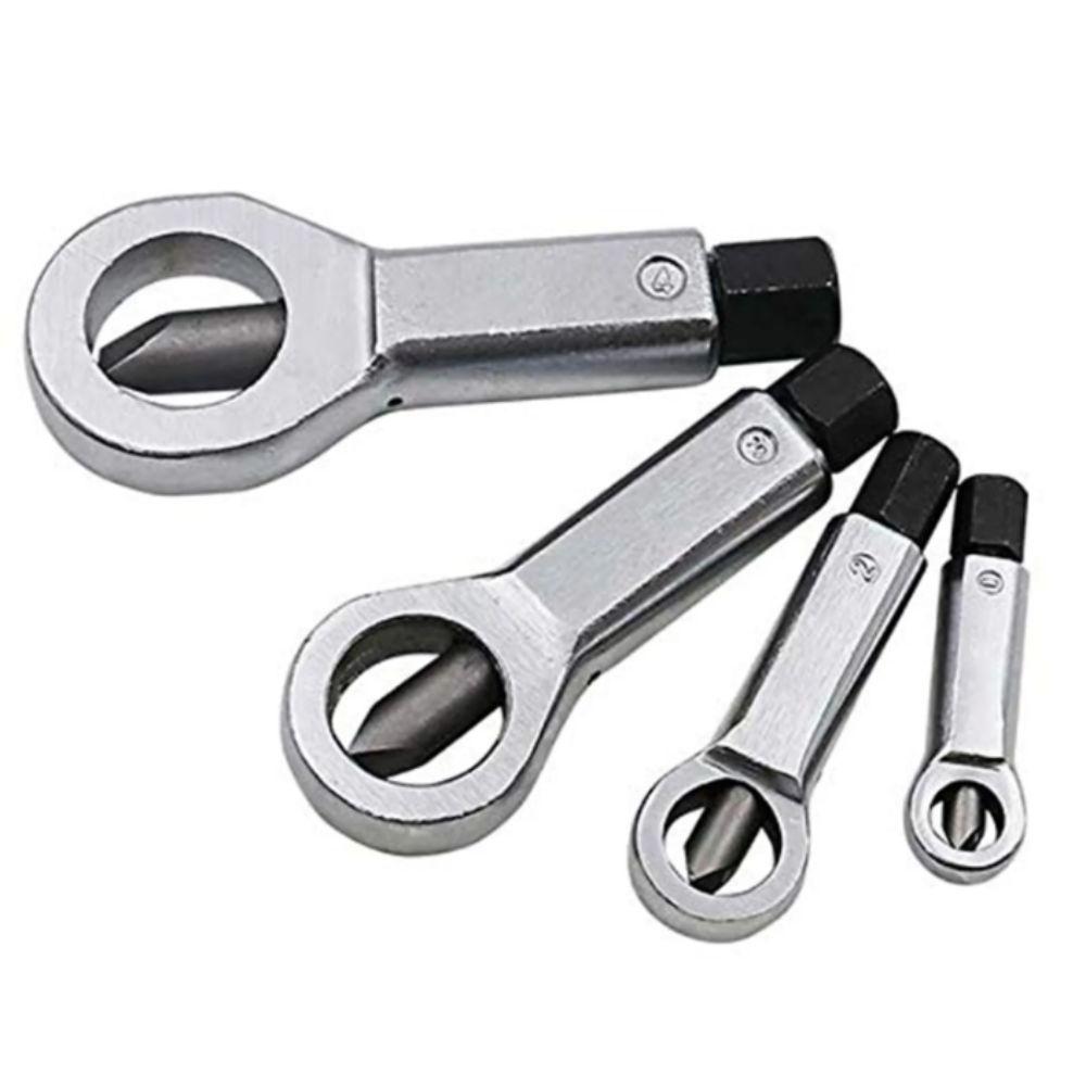 Rust-Removed Nut Remover Heavy Duty Bolt Removal Tool Extractor Kit Screw Remover Professional Use