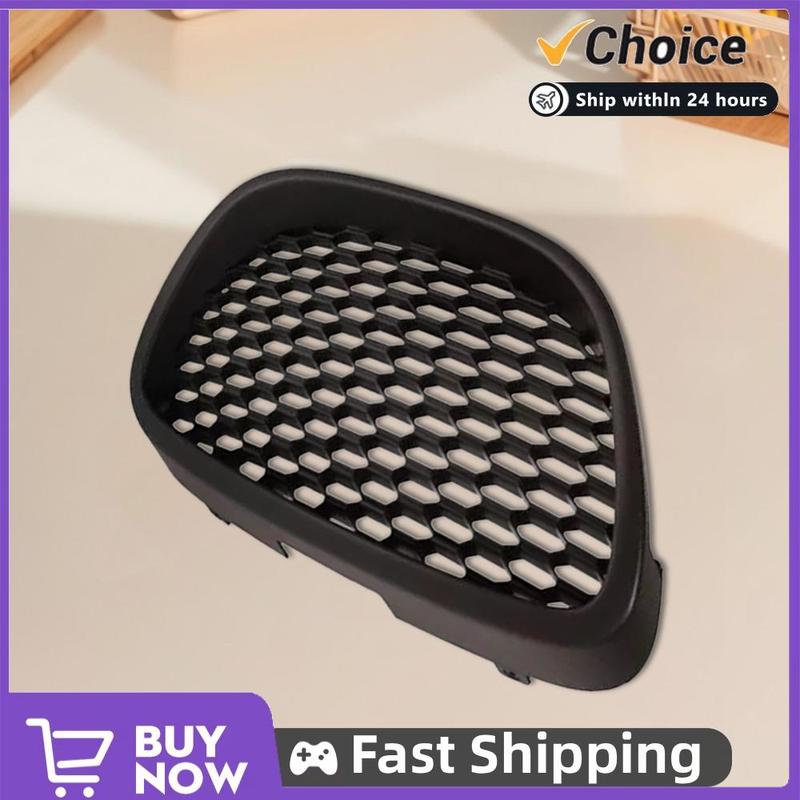 Black Mesh Debadged Grill Grille Mesh Badgeless Sport Racing Grill Compatible with Seat Leon MK2 1P 2006-2009