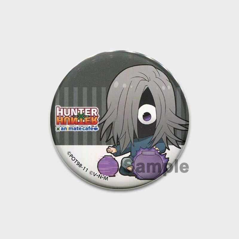 58 мм эмалированная булавка Hunter x Hunter из сплава, круглые булавки для лацканов в стиле аниме, мультяшные броши на рюкзаке, милые значки в виде фигурок манги, аксессуары, подарки