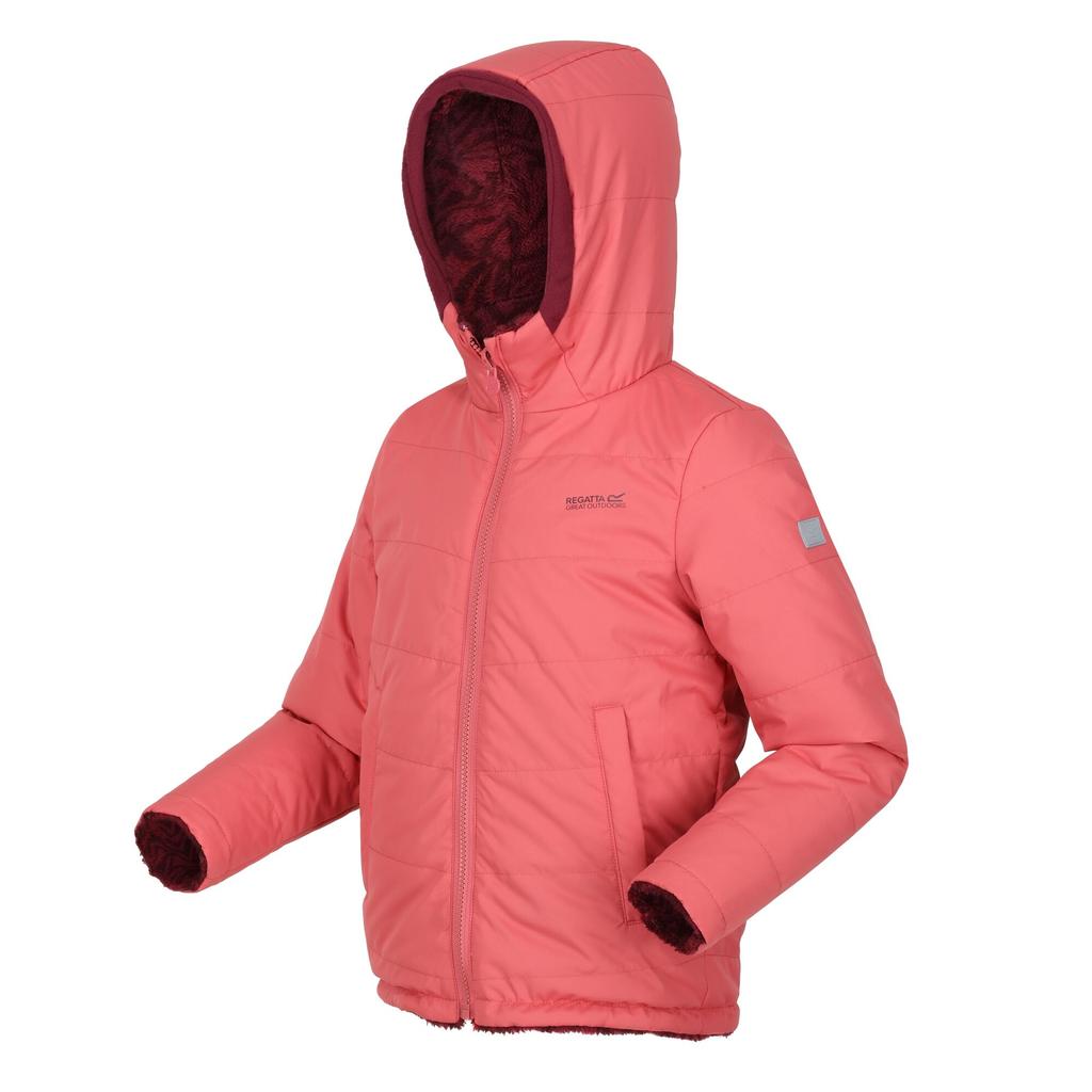 Regatta Childrens/Kids Kyrell Zebra Print Reversible Jacket