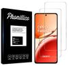 Закаленное стекло - Phonillico® - Oppo Reno 12 F 5G - Набор из 2 штук - Защита экрана - Устойчивое к царапинам