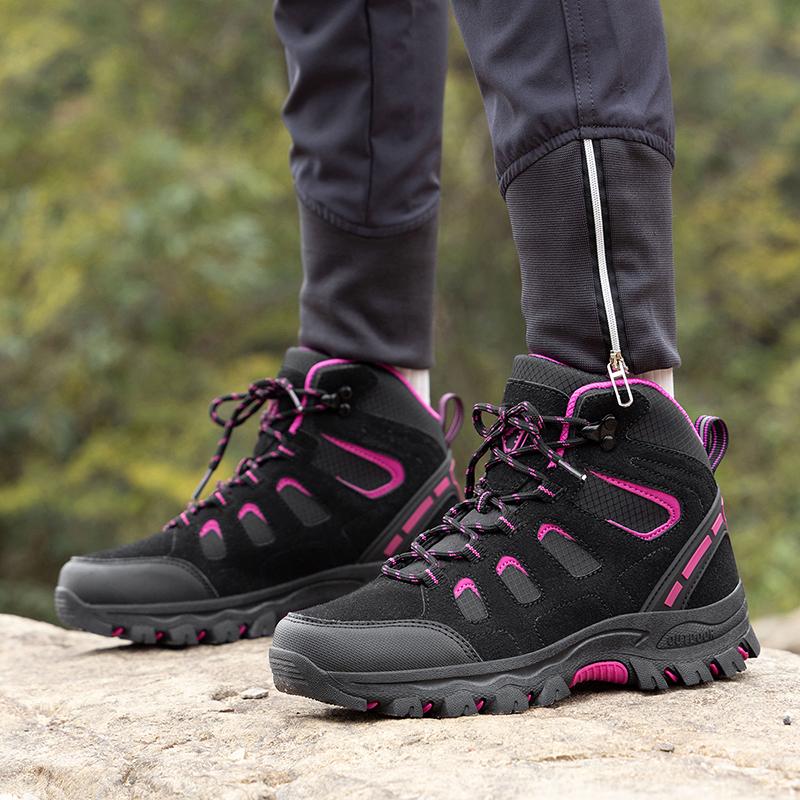Обувь Зимняя Женская Ботильоны Уличные Треккинговые Ботинки Обувь для Пешего Туризма Женская Обувь для Альпинизма Трекинговые Кроссовки Wandelschoenen Botas Mujer