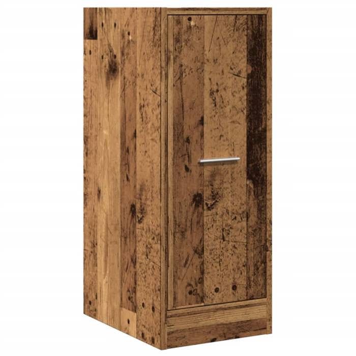 VidaXL Armoire d'apothicaire vieux bois 30x41x77,5cm bois d'ingénierie, coffre d'apothicaire, meuble d'apothicaire, coffre à 855158