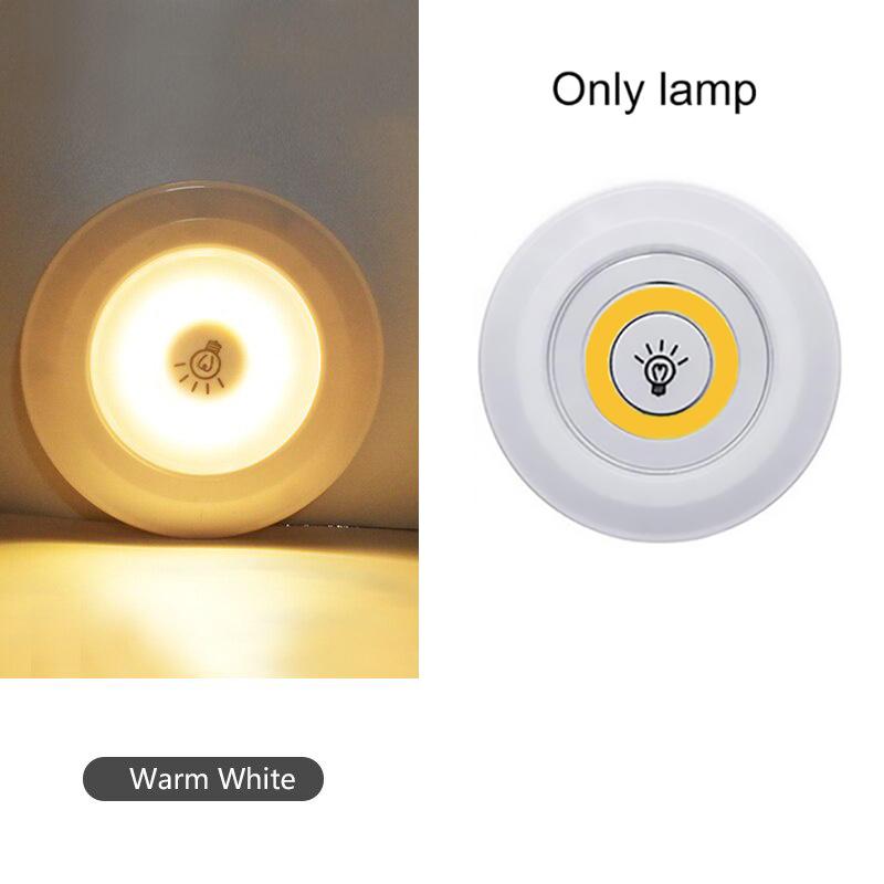 Суперяркая и регулируемая беспроводная кнопка дистанционного управления COB, энергосберегающий ночник для спальни, шкафа, светодиодная подсветка кухонного шкафа