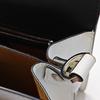 [Pre-Owned] Patricia Visetos Color Block Silver Metal Accessories Leather Crossbody Bag Medium - Very Good #1VLQMEF