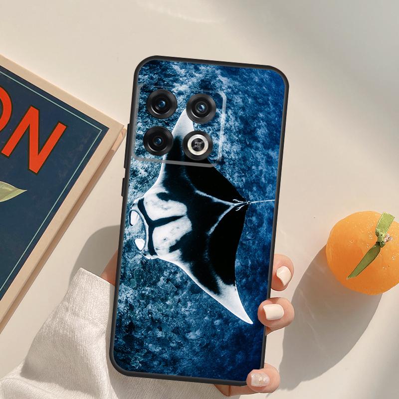 Чехол Animal Manta Ray для OnePlus 13R 12R 10R 13T 10T 11 12 13 15 OnePlus Nord 5 CE 2 3 4 Lite N20 N30