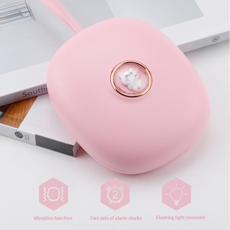 Quiet Vibrating Alarm Clock with Customizable Settings Led Light Wakes Up Clock