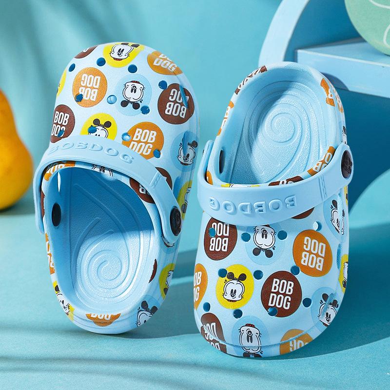 Детская обувь с отверстиями, летняя детская обувь для мальчиков и девочек, нескользящая пляжная обувь, классные тапочки для улицы