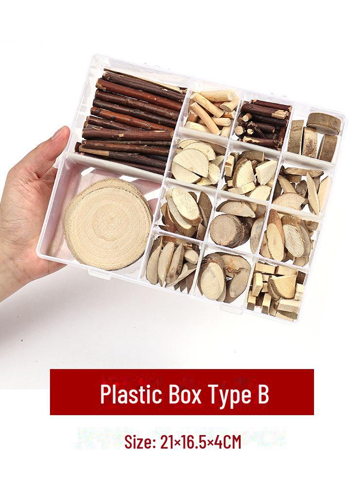 Pine Cone DIY Decoration Kit: Branch, Log, Dried Flowers for Creative Kindergarten Hanging Crafts