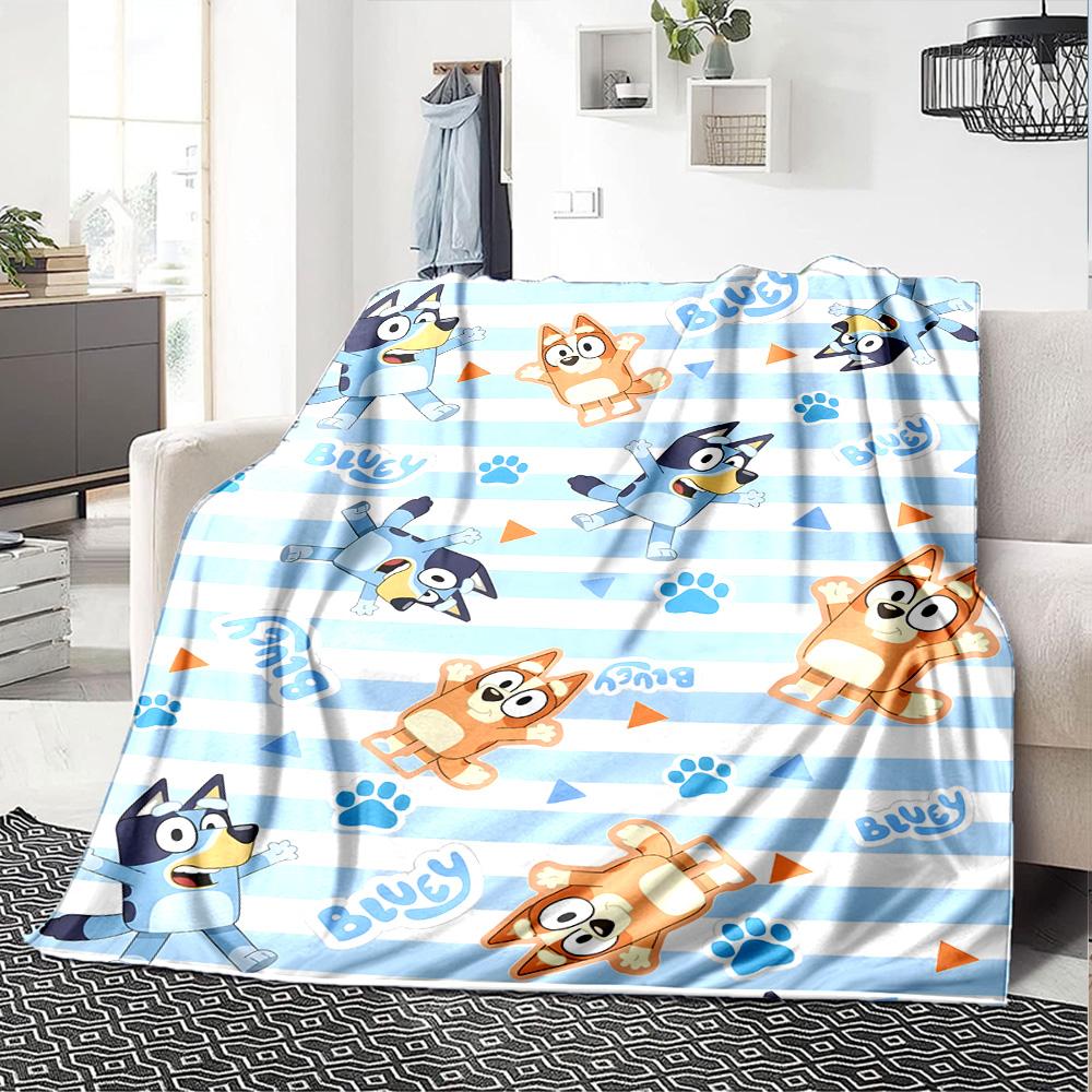 1pc B-Blucy Blanket, Gift, for Men and Women, Soft Blanket, Good for Sofa Bed Couch Travel, Lightweight Flannel Blanket
