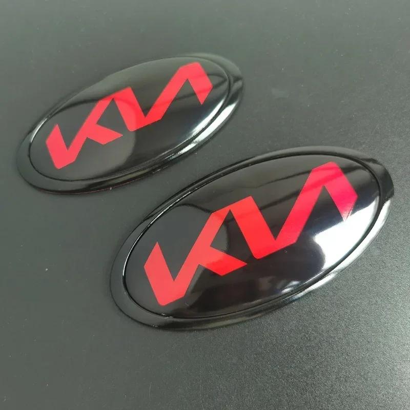 2026 Hot Car Sticker Car Front Hood Emblem Rear Trunk Badge Sticker for KIA KN K2 K3 K4 K5 Sportage Picanto Sorento Rio Soul Cee