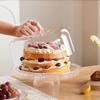 B-Est Multifunctional Cake Stand With Dome Cover, Cookie Platter Punch Bowl Plate For Dessert Table Display