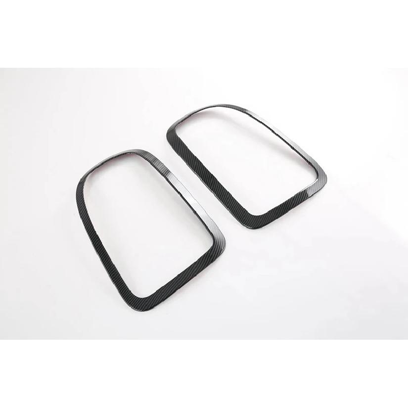 For Mini Countryman F60 -2025 Car Accessories Carbon Fiber Style Trim Tail Light Rear Back Frame Lamp Cover molding