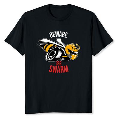 НОВАЯ ОГРАНИЧЕННАЯ Футболка Bee Funny Beware 392 Swarm Унисекс